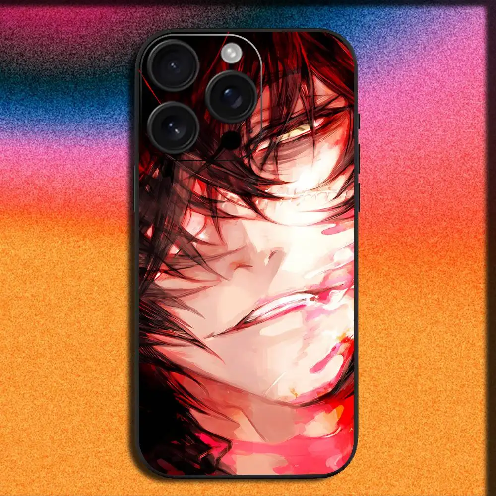 Custodia per telefono T-Towa S-Slow Damage per iPhone 17,16,15,14,13,12,11,Pro,Max,Plus,E,SE4,Air,Mini Cover nera