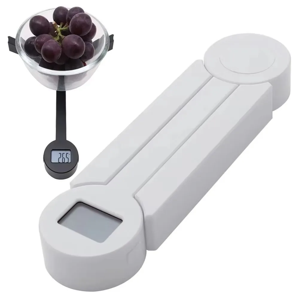 

Small Folding Digital Kitchen Scale Highly Accurate Foldable Food Scale LED Display Weighing Pocket Scale Diet Calorie Control