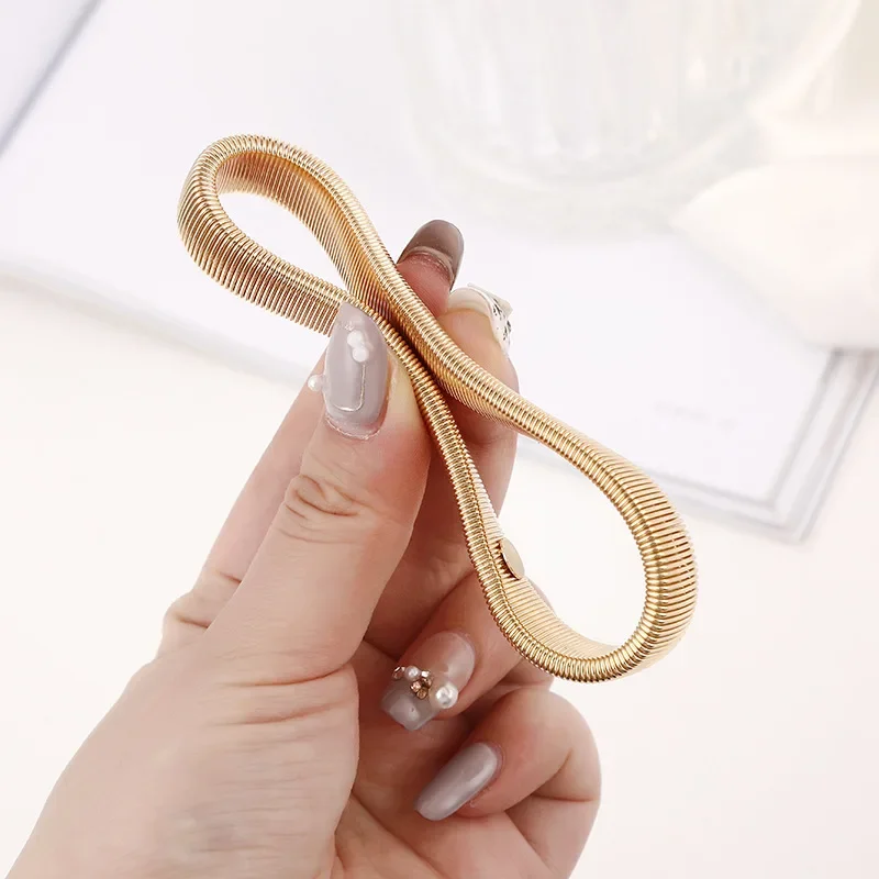 1 pz fascia da braccio elastica porta manica camicia donna uomo moda polsini regolabili fasce per accessori di abbigliamento da sposa per feste