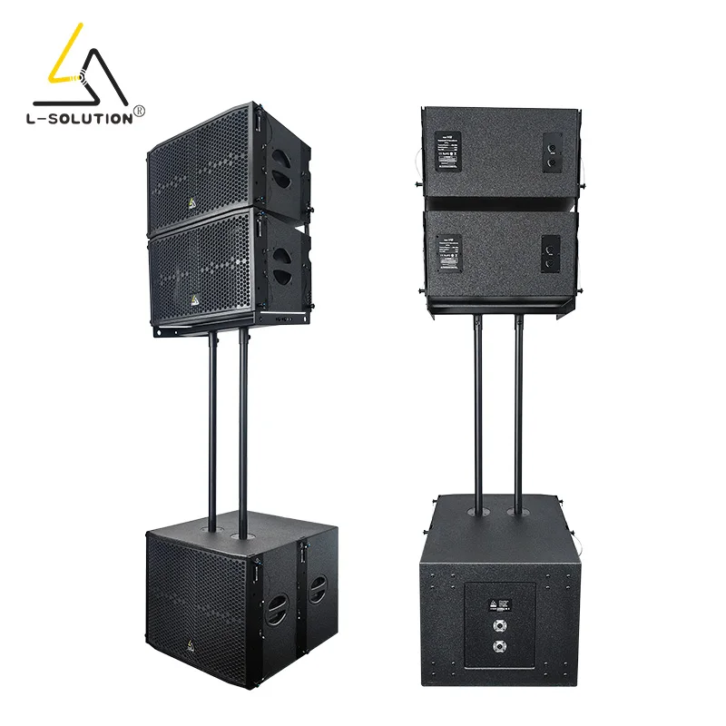 Full Set Outdoor DJ PA System For Concerts 2-Set Audio Center Speaker Professional Sound System