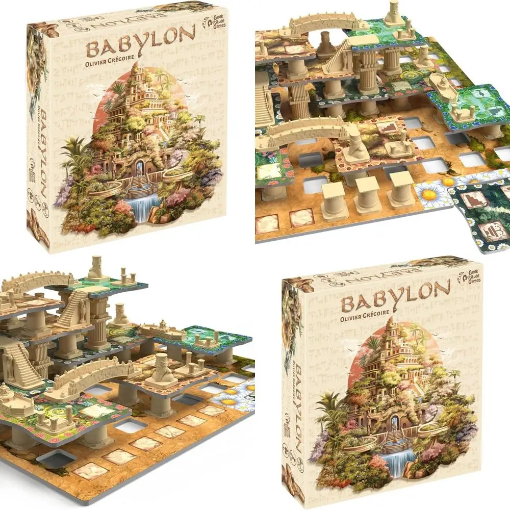

Babylon: A 3D Family Strategy Game for 2-4 Players, Ages 8+, 60-Minute Playtime