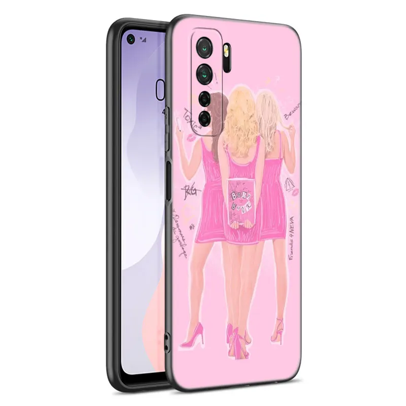 Mean Girls Burn Book Black Silicone Phone Case For Huawei Nova 11 12 Ultra 9 10 SE Pro 11E 11i 12i Y70 + Y60 Y61 Y71 Y72 Y90 Y91 image 6