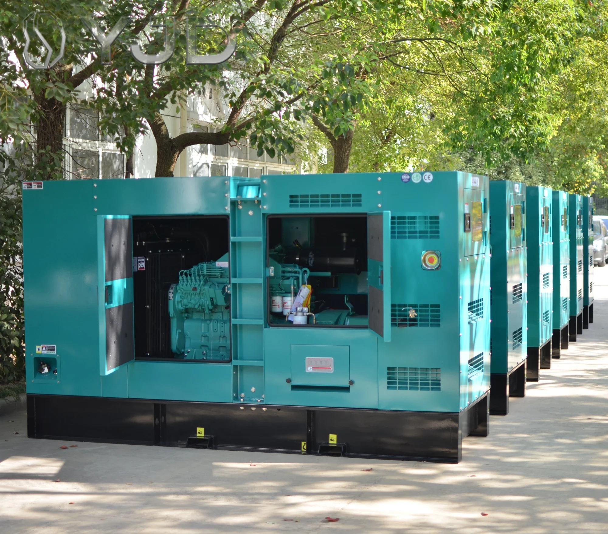 Water Cooled 3 Phase 1500rpm 1800rpm 50Hz 60Hz Super Silent Genset 150kw 160kw 180kva 200kva Diesel Generator for Sale