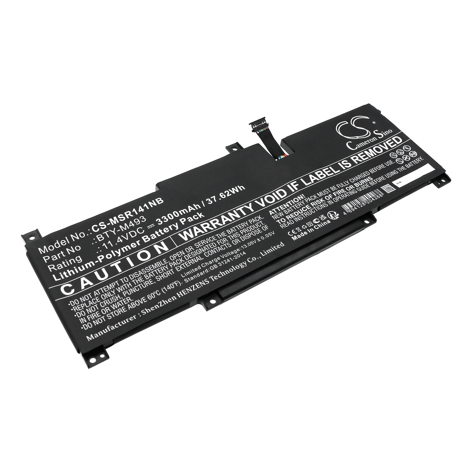 

Сменный аккумулятор CS для MSI Modern 14 B11, Modern 14 B11MOU, Modern 14 B11MOU-1004PH, Modern 14 B11MOU-1025, Modern 14 B11