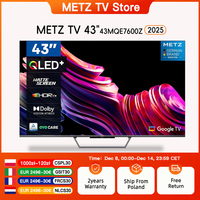METZ QLED + 4K UHD 43-inch Smart TV with Google TV and Anti-Glare Matte Screen Dolby Vision Dolby Atmos HDR Wi-Fi 2024 43 MQE7600Z