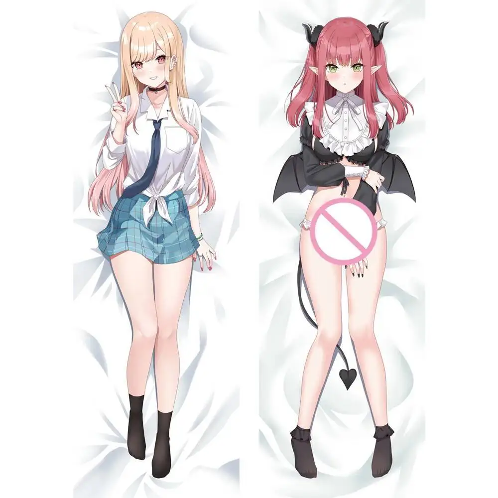 أنيمي كيتاجاوا مارين Dakimakura هينغ كيس وسادة للجسم الجانبين مطبوعة 2Way التريكو لتقوم بها بنفسك سادات ديكور المنزل 120X40cm