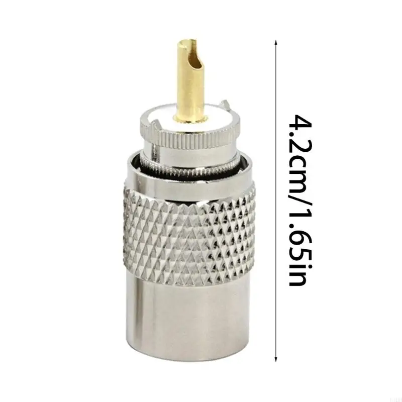 54DD UHF Male PL259 Plug Solder RG8X RG59 RG8 Cable Conductor جودة عالية #6