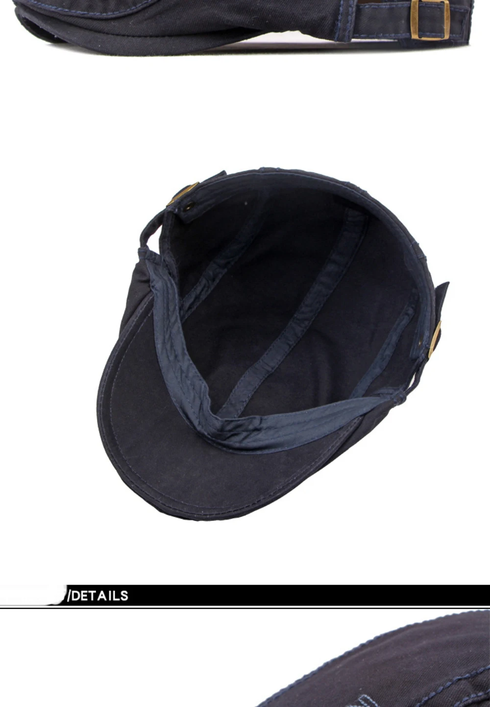 HT4636 Baskenmützen 100% Baumwolle Frühling Sommer Mütze für Herren Damen Künstler Maler Baskenmütze Herren Damen Ivy Flat Cap Verstellbare Baskenmütze – Detail 9