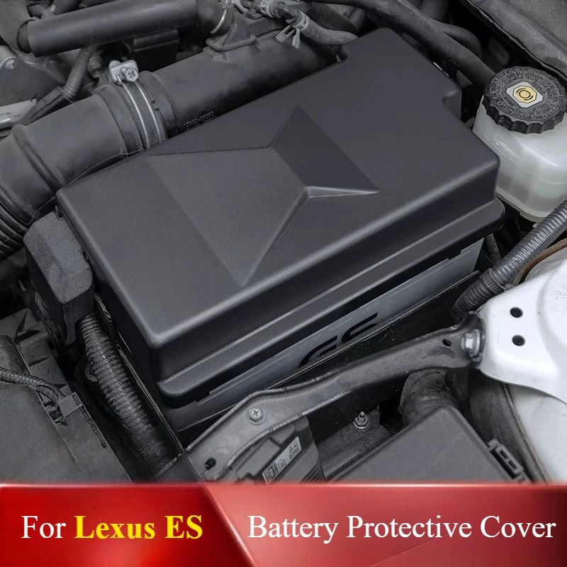 For Lexus ES200/ES260 2018-2025 Battery Protective Cover Engine Bay Guard Dust‑Proof Protective Shell Custom Precise Fit Parts