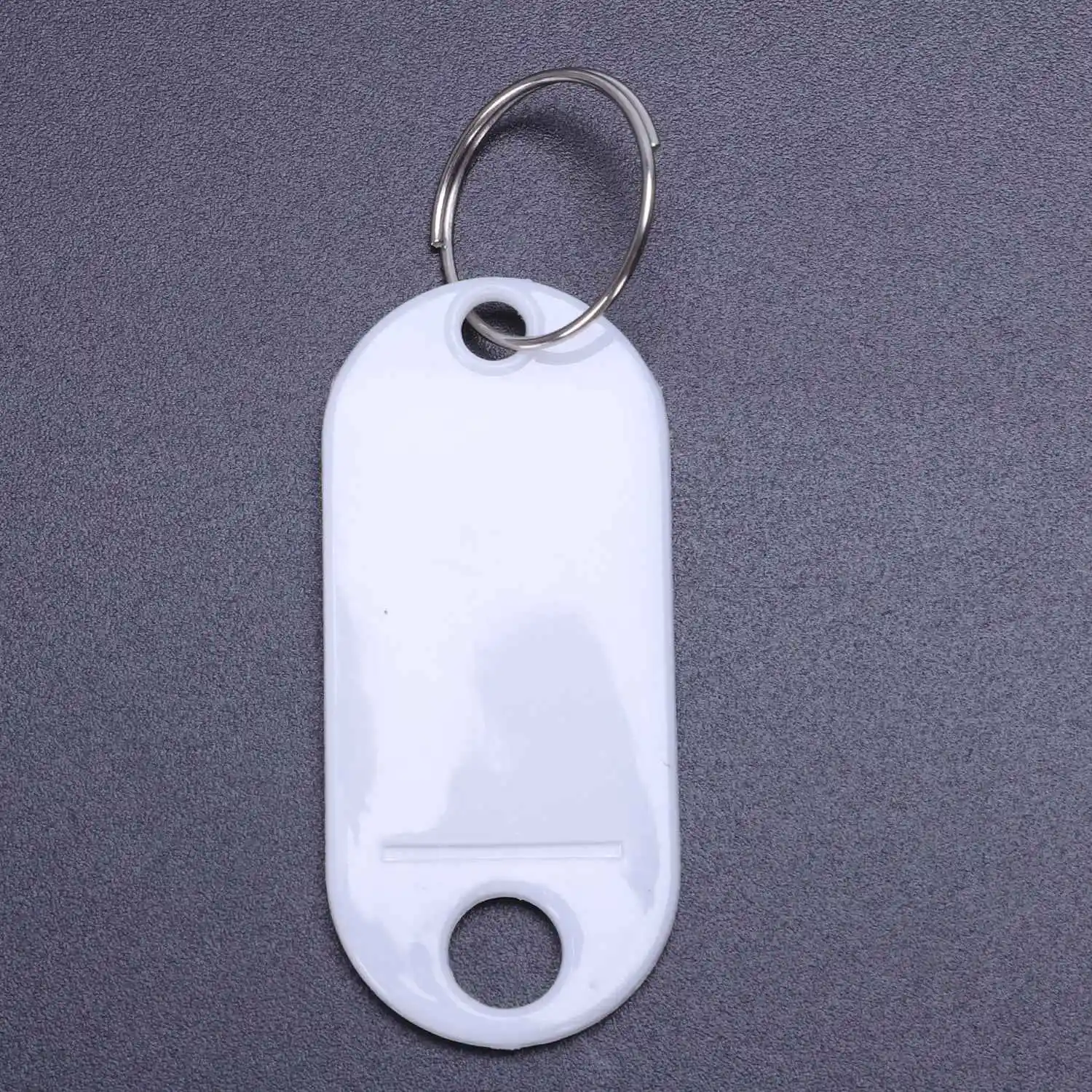 white portable plastic key fob key tag ID labels 20 pieces