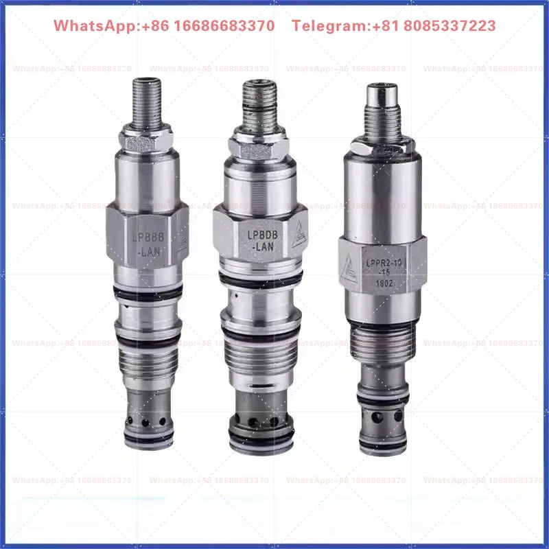 LCV-10-P-0.3 LCV-16-P-0.34 Threaded Cartridge Check Valve For Industrial Hydraulic Control Equipment Use