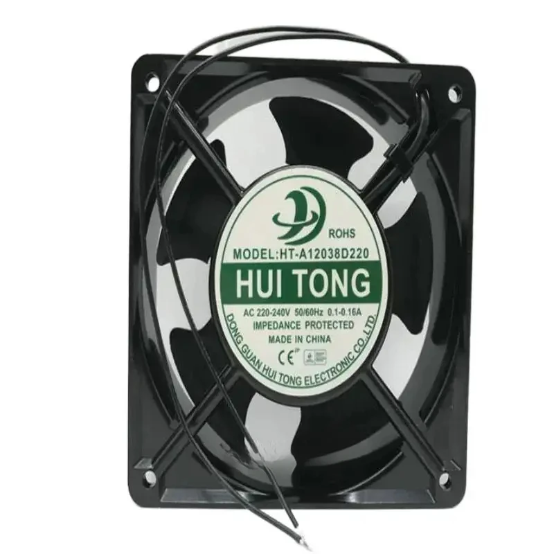 LZ HT-A12038D220 220-240 В 0,1-0,16 А Кабельный вентилятор, устойчивый к высоким температурам