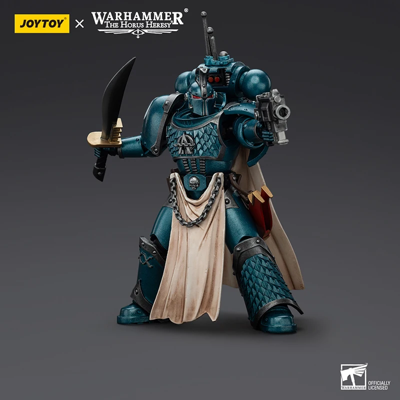 

Pre-order JOYTOY Dark Source Warhammer Horus Heresy Alpha Legion Praetor with Power Sword 1:18 Scale Articulated Figure Limited