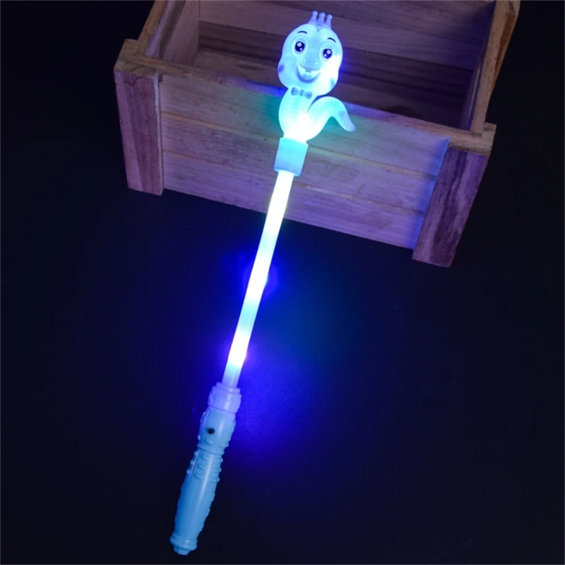 LED Fairys Wands พร้อมไฟงูเรืองแสง Magics ปีใหม่ Glowing