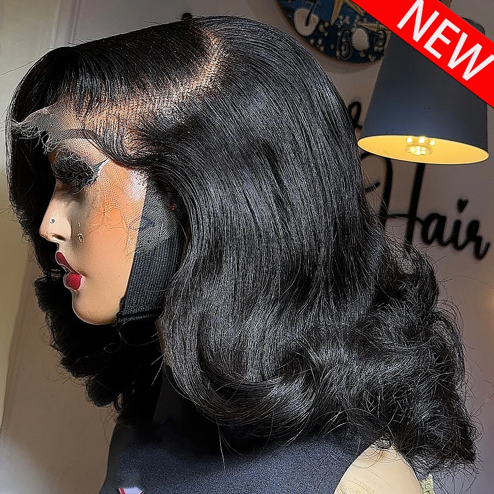 13x6 HD Lace Frontal Wig 300/400 Density Bouncy Curly Glueless Wigs 16-36 Inch 13x4 HD Transparent Lace Frontal Wigs Wear And Go
