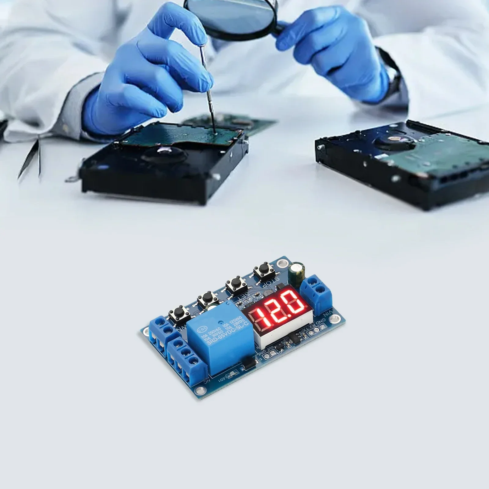 XY DJ Industrial Battery Control Module With Timer Function Serial Communication And Auxiliary Signal Output Capability