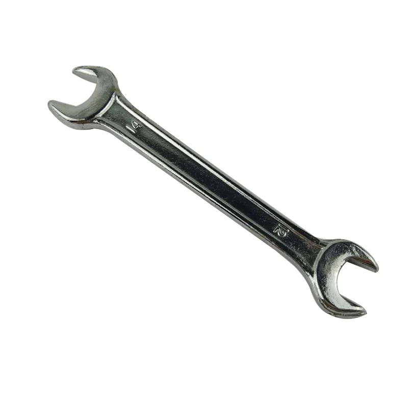 Dual-purpose Open End Wrench Customized Hardware Tool Galvanized Spanner Set of 6pcs Plastic Frame Wrenches Metric System