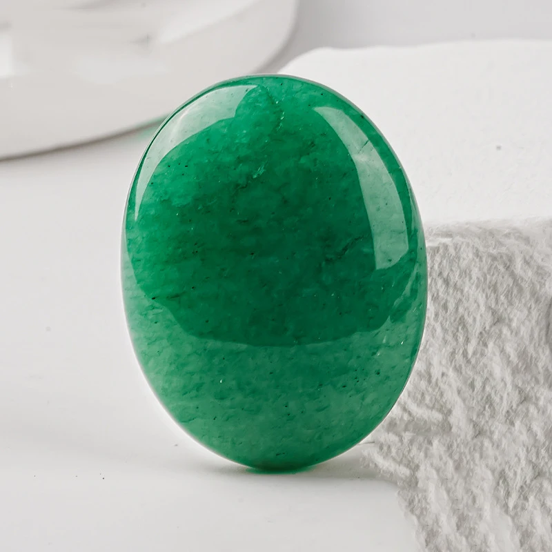 1 قطعة الحجر الطبيعي البيضاوي العقيق الجمشت الوردي خرز كريستالي شفاء كريستال تدليك الحجر #5