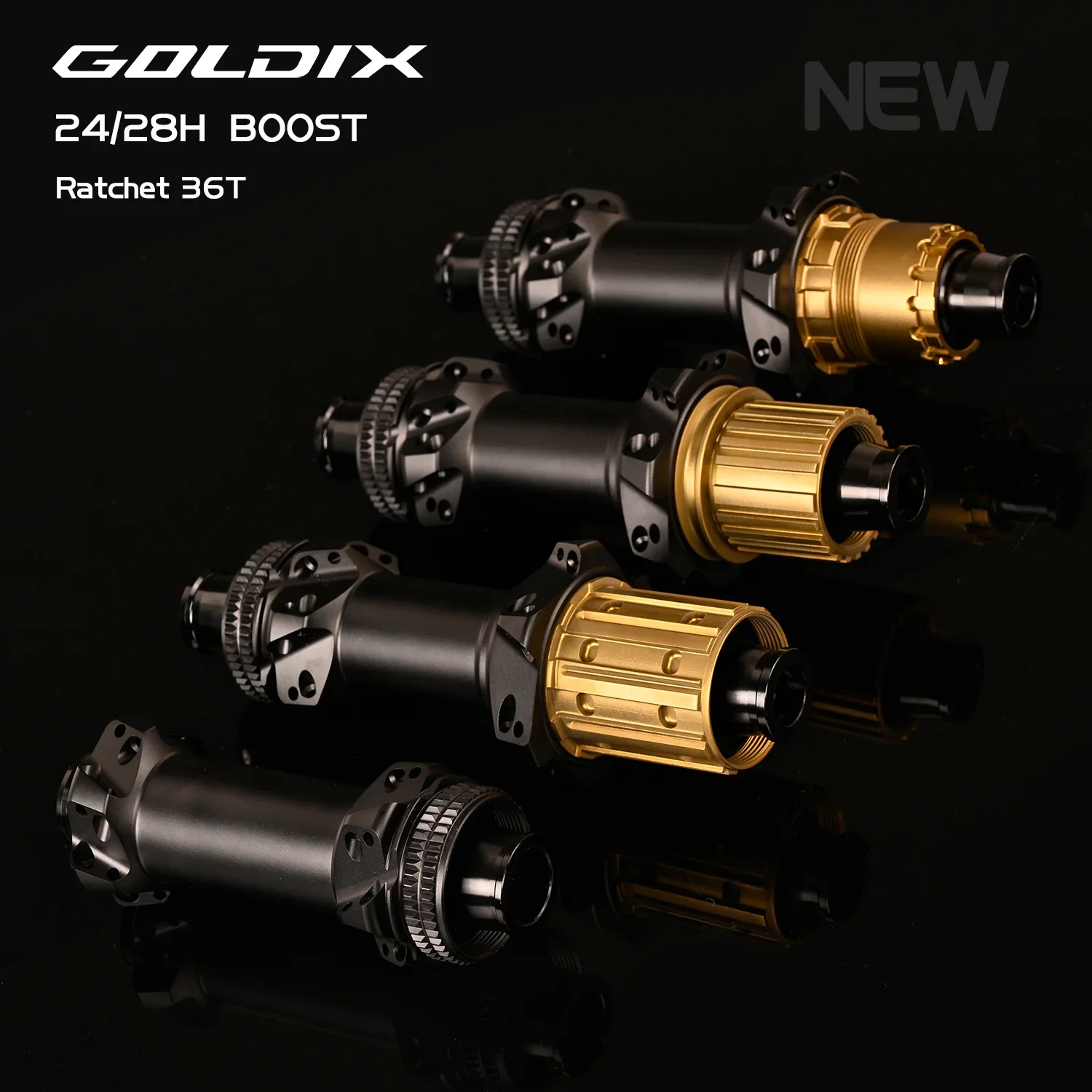 

GOLDIX M240 MTB Hub 24/28H BOOST NO Logo Hub Ratchet 36T Center Lock Disk for SHIMANO and SRAM speed change system