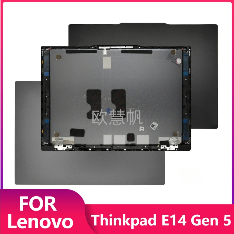 

T New Metal Laptop Lcd Back Cover for Lenovo Thinkpad E14 Gen 5 Lid LCD Back Cover Top Case 5CB1L57686 Black/Gray AM2Y8000300