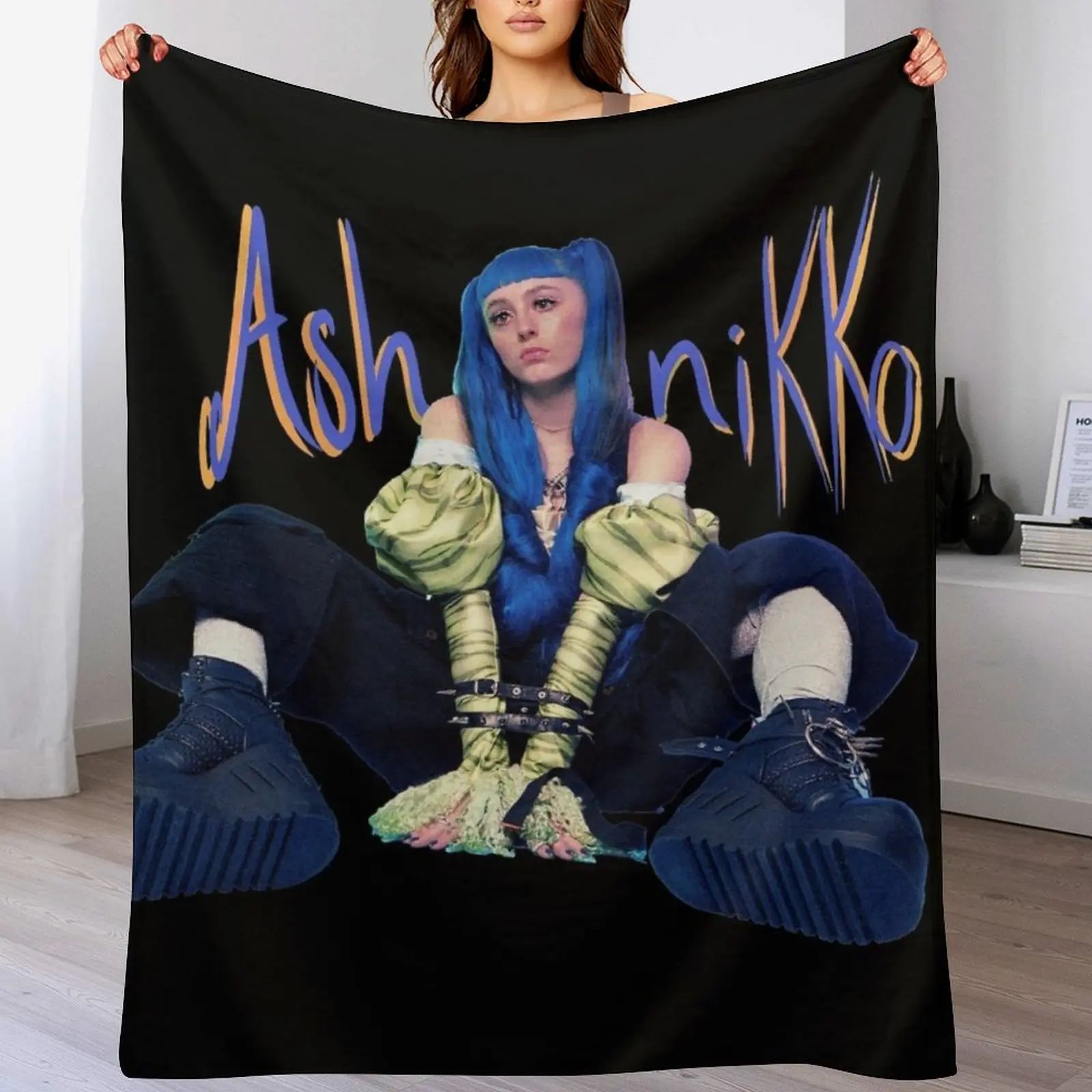 Ashnikko Demidevil Throw Blanket