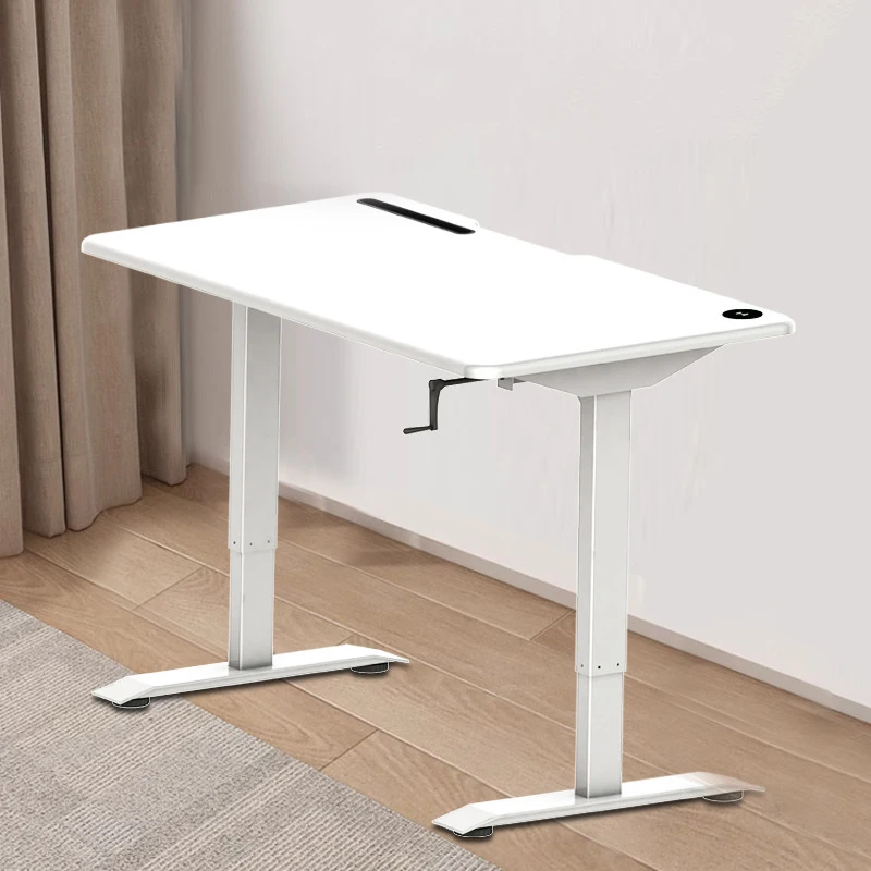

Modern Design Manual Sit-Stand Office Desk Durable Feature