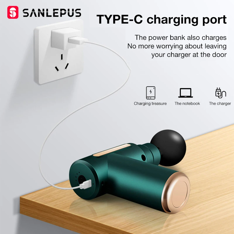 Мини-массажер SANLEPUS, для снятия боли в шее и спине, для глубокого расслабления мышц