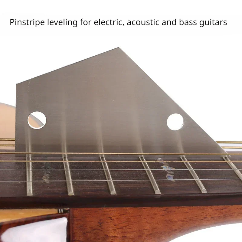 Цельный инструмент для выравнивания ладов, гитара, бас-гитара, гриф, измерительная линейка из нержавеющей стали, рокер для ладов, инструмент для гитары