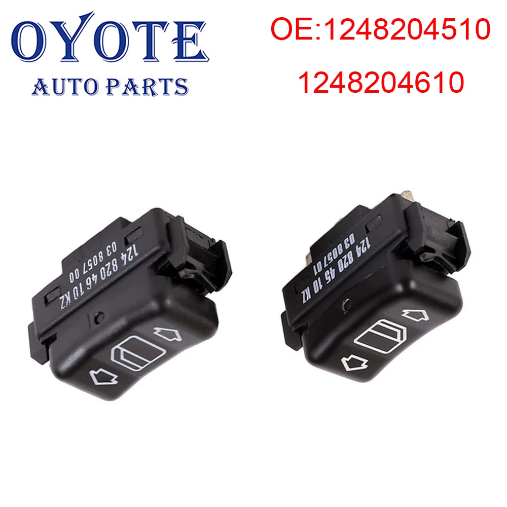 OYOTE 1248204510 1248204610 Left And Right Electric Master Control Power Window Switch For Mercedes E W124 W126 W201 W463