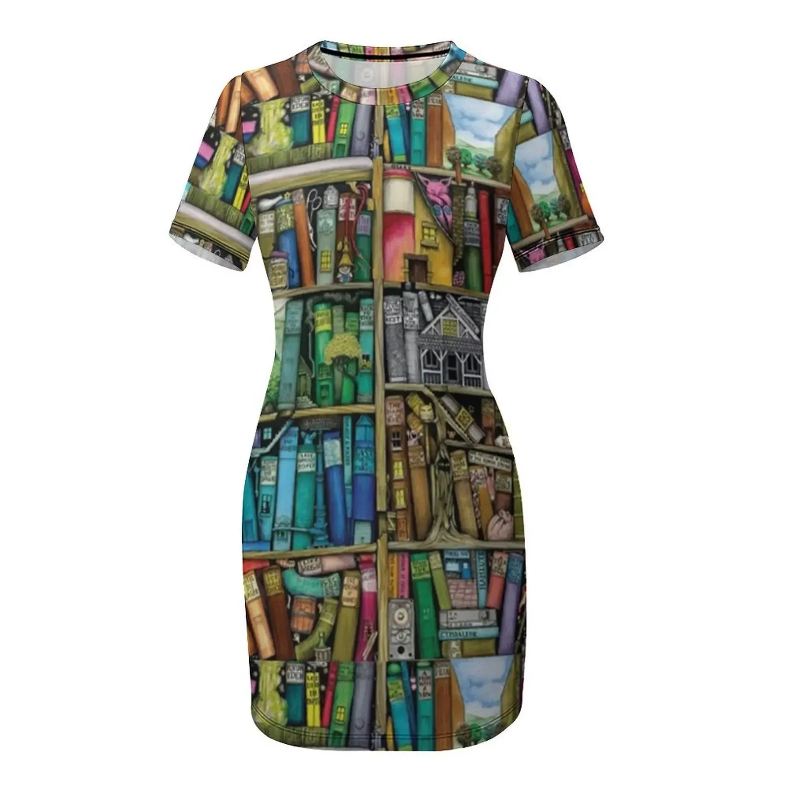 Fantastyczna biblioteka Sukienki z krótkim rękawem suknie ślubne na przyjęcia sukienki dla kobiet 2025 sukienki na studniówkę 2025 odzież damska Sukienka