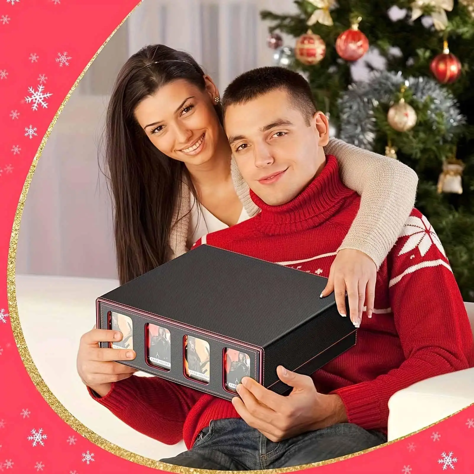 

Чехол для колоды карт Чехол для хранения карт Съемная крышка 4-рядный контейнер с рукавами Переходники Разделители для коллекционного дисплея Living