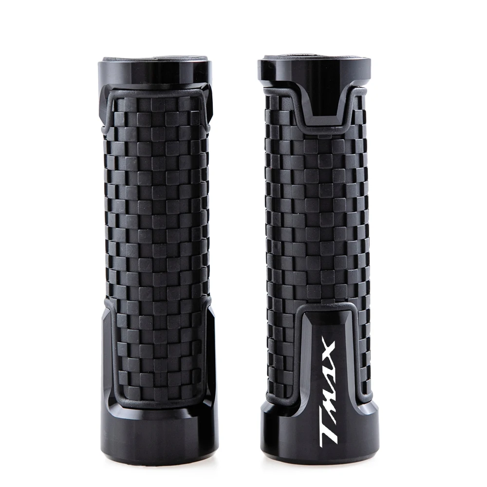 Motorcycle Handlebar Grips CNC aluminum Rubber Moto Handle Thruster Grips For YAMAHA T-Max 500 TMAX 500 560 TMax 530 Accessories