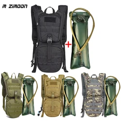 2 in 1 Backpack with Water Bladder Tactical Molle Military Hydration Backpack For Outdoor Cycling Mountaineer Water Storage Bag