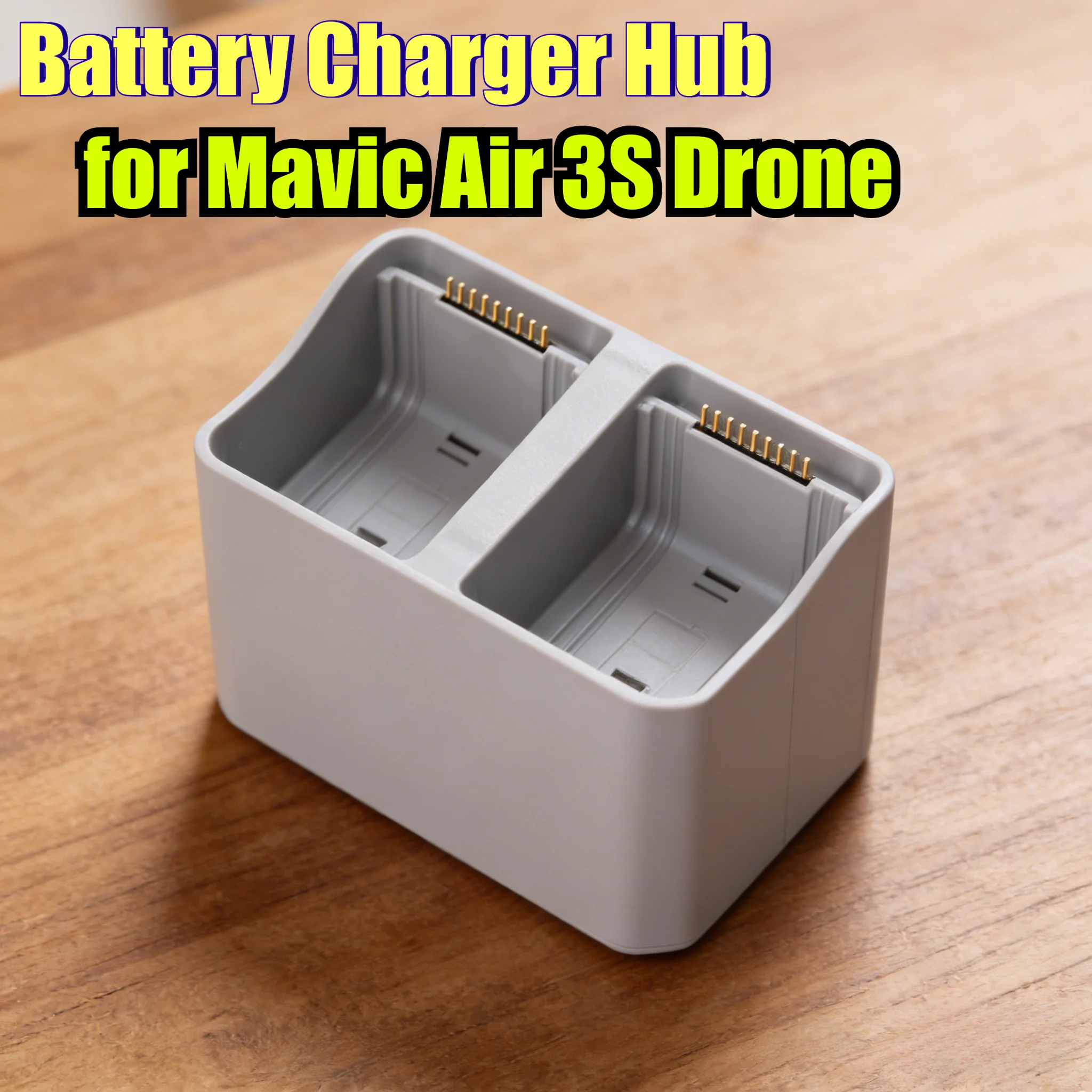 

Зарядное устройство-концентратор — быстрая зарядная станция 3-в-1 с USB-C и двумя слотами для аккумуляторов дрона Mavic Air 3S — интеллектуальное управление питанием