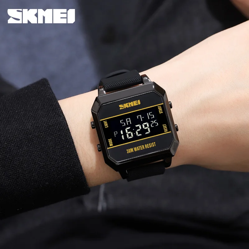 New Fashion Sport Watch Top Brand SKMEI Men\'s Wristwatches Countdown Chronograph Digital Watches For Man Alarm Clock Mens