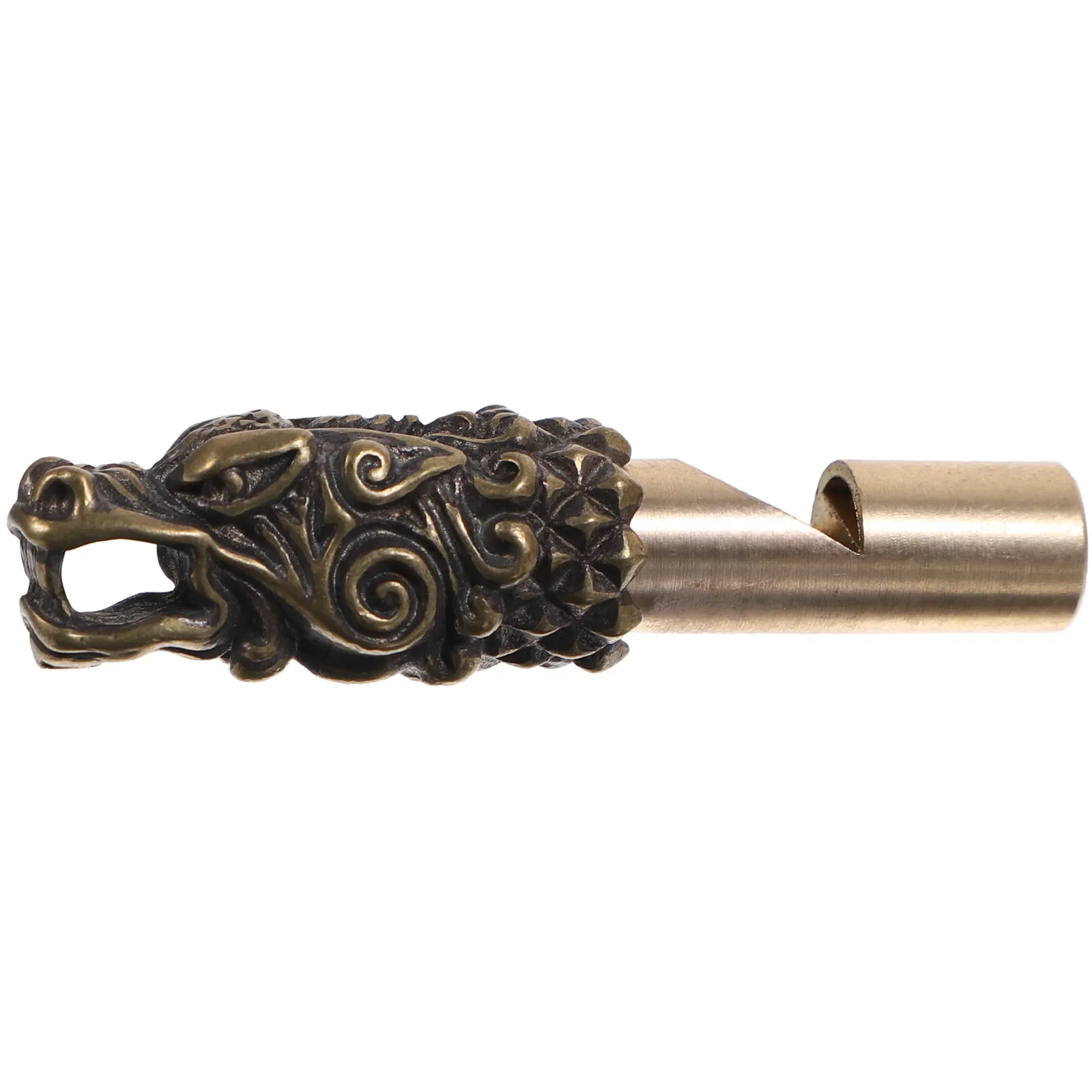 

Портативный латунный свисток в форме головы кирин, громкий, для экстренных ситуаций, выживания, активного отдыха, кемпинга, туризма, для учителей и судей, аксессуар-брелок