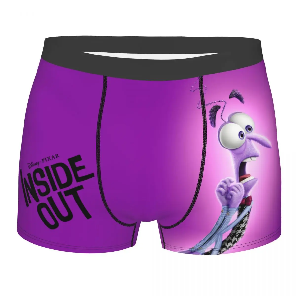 Disney Inside Out Inside Out Underpants Breathbale Panties Men's Underwear Print Shorts Boxer Briefs