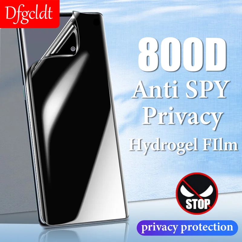 

Anti Spy Hydrogel Film for OnePlus 10 9 8 7 7T Pro 9R 8T Privacy Screen Protector for One Plus Nord 2 Protective Film not glass