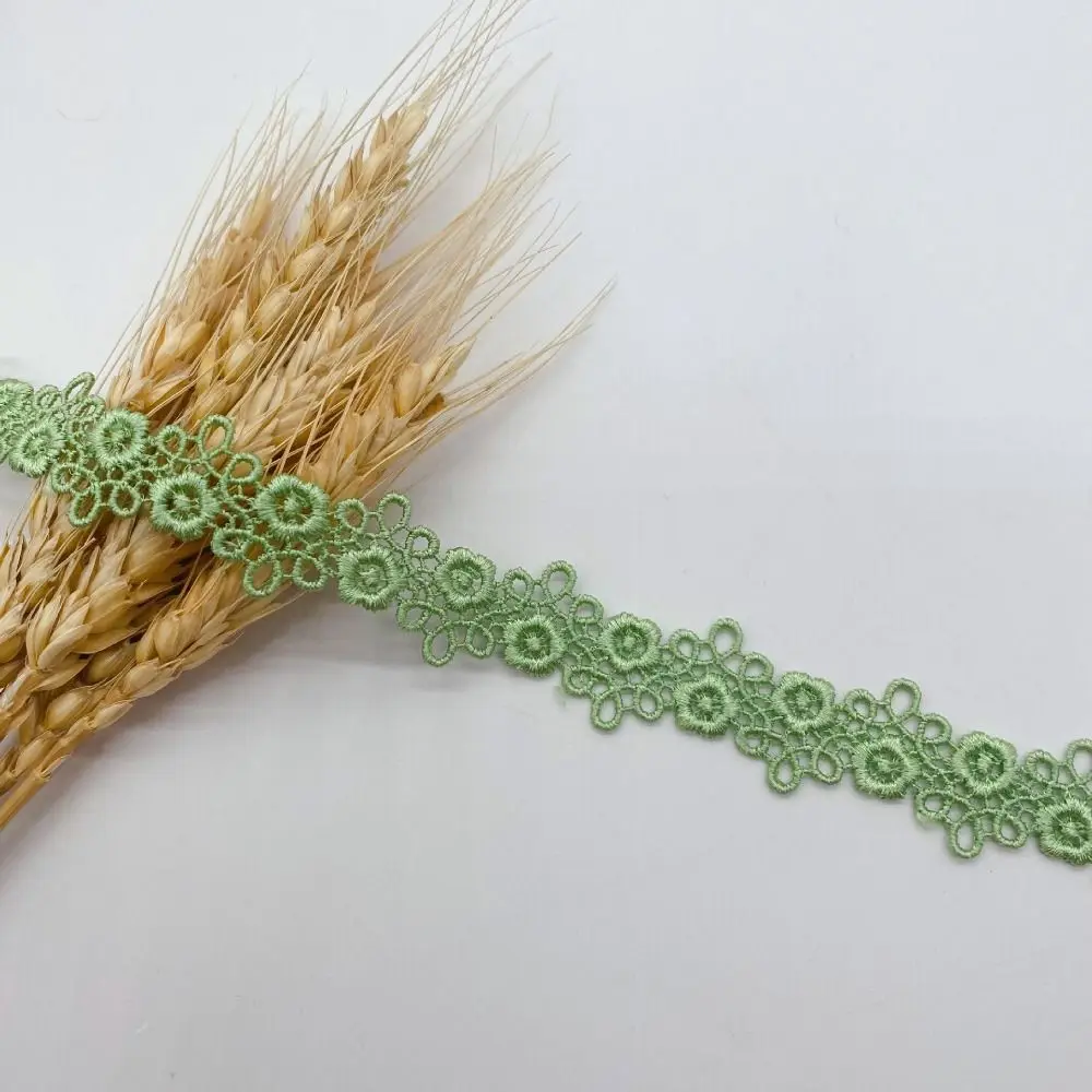 Polyester Material Lace Trim Variety Colour 15 Yards Length DIY Trims Collarbone Chain Design Sewing On Ribbons Embroidery Lace