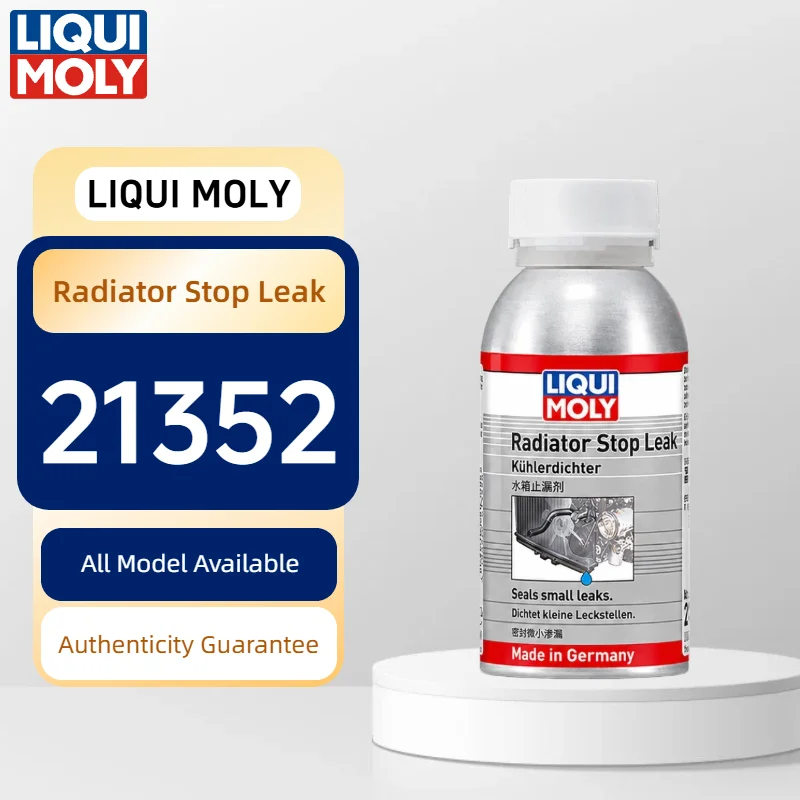 

LIQUI MOLY Radiator Stop Leak 21352 150ml Cooling System Sealant for Car Motorcycle Water-Cooled Engine Small Leak Repair