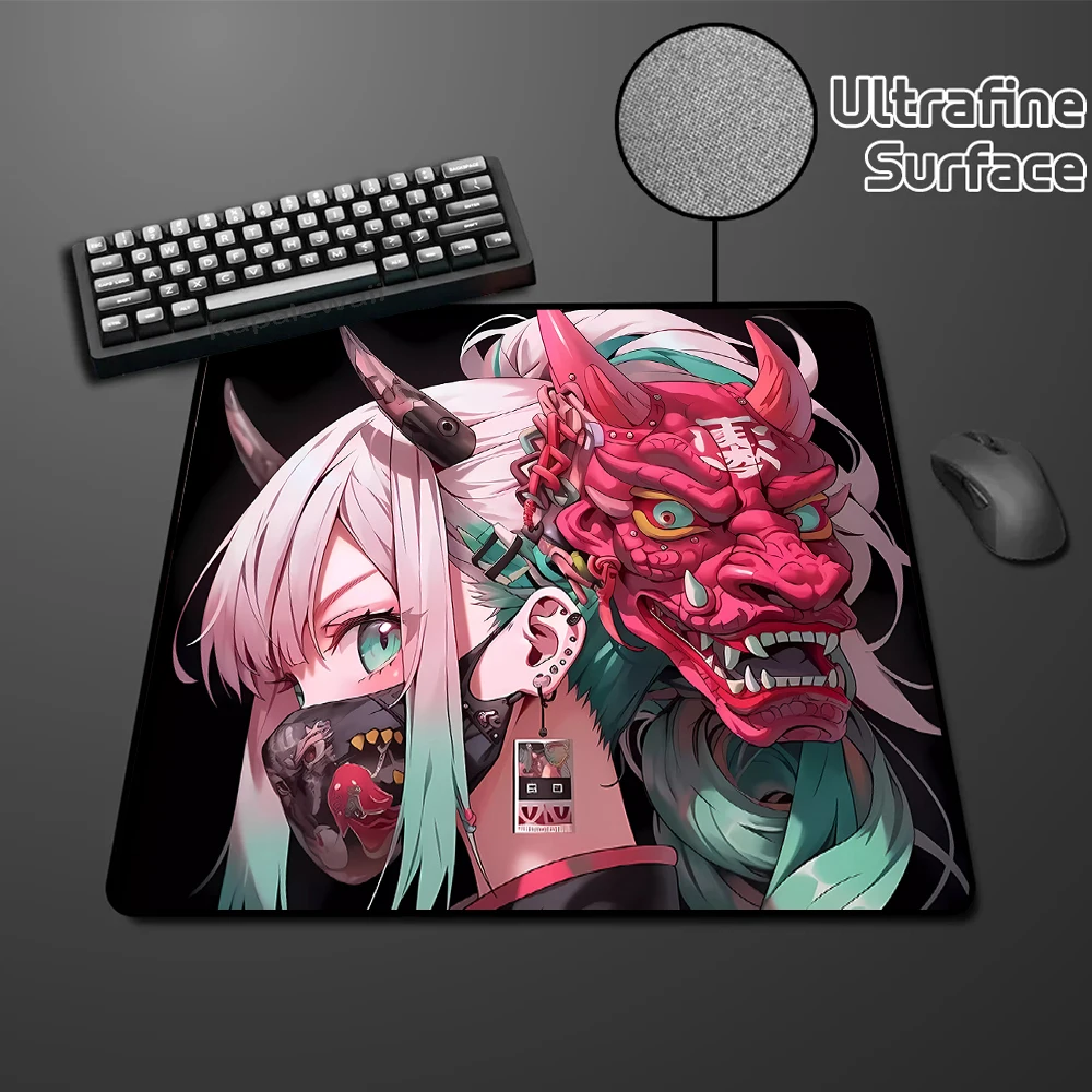 45x40CM Premium Gaming Mouse Pad High Elastic Non-slip Bottom Mouse Mat Mask Girl Speed Mousepad Uitrafine Surface Keyboard Mat