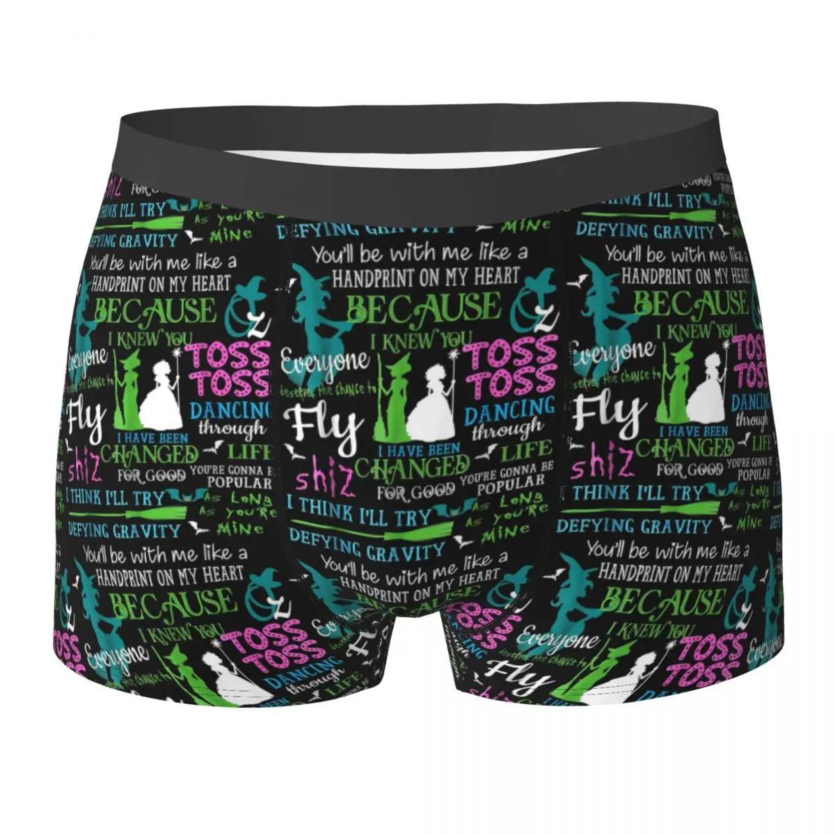 Boxer Mutande Pantaloncini Halloween Mutandine musicali malvagie Uomo Ventilare Intimo per Homme Uomo Regalo fidanzato