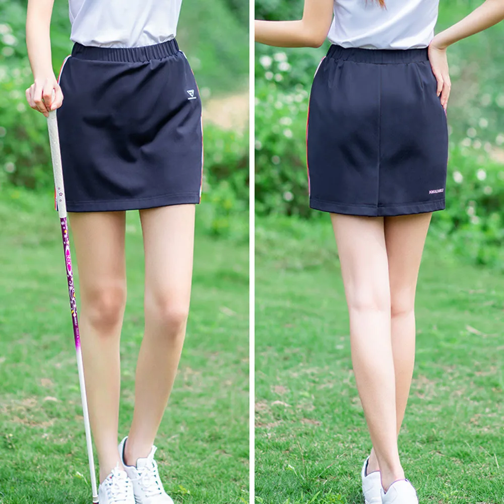 

PGM Golf Sport Women Short Skirt Summer Lady's Clothes Fashion Casual Fitness Running Yoga Soft Short Athletic Workout Skirt