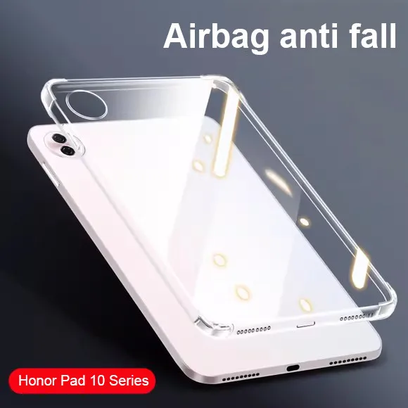 

Прозрачный чехол для планшета из ТПУ для Honor Pad 10 12,1 дюйма HEY3-W00 HEY3-W10 2025 Pad 9 12,1 дюйма, силиконовый чехол с подушкой безопасности