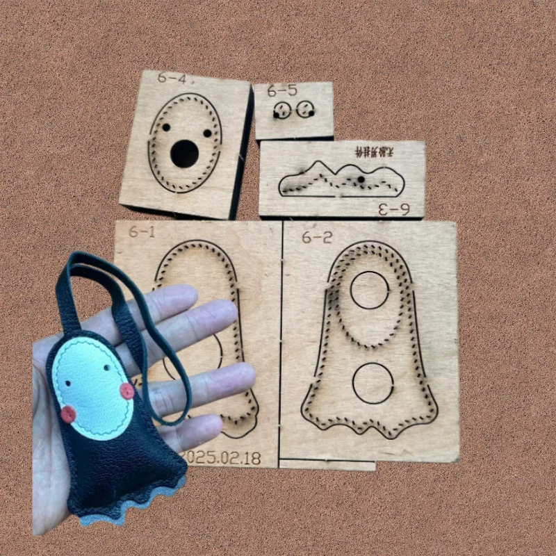 

Cute Faceless Doll Keychain Leather Cutting Mold DIY Leather Craft Making Tool