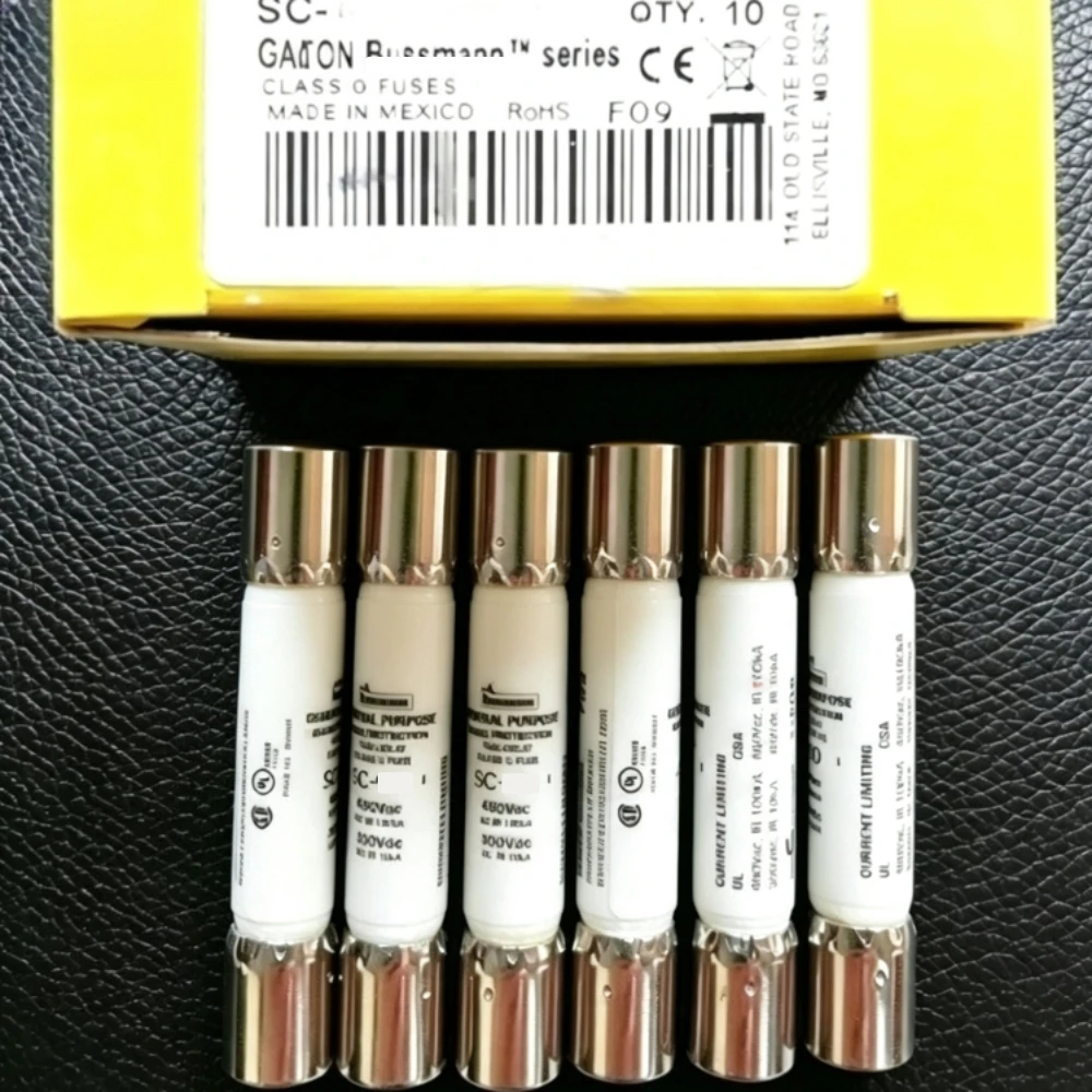 【10-Pack】 SC-40 Time Delay Current Limiting Fuse 40A 480VAC Industrial Circuit Protection Fuse SC40