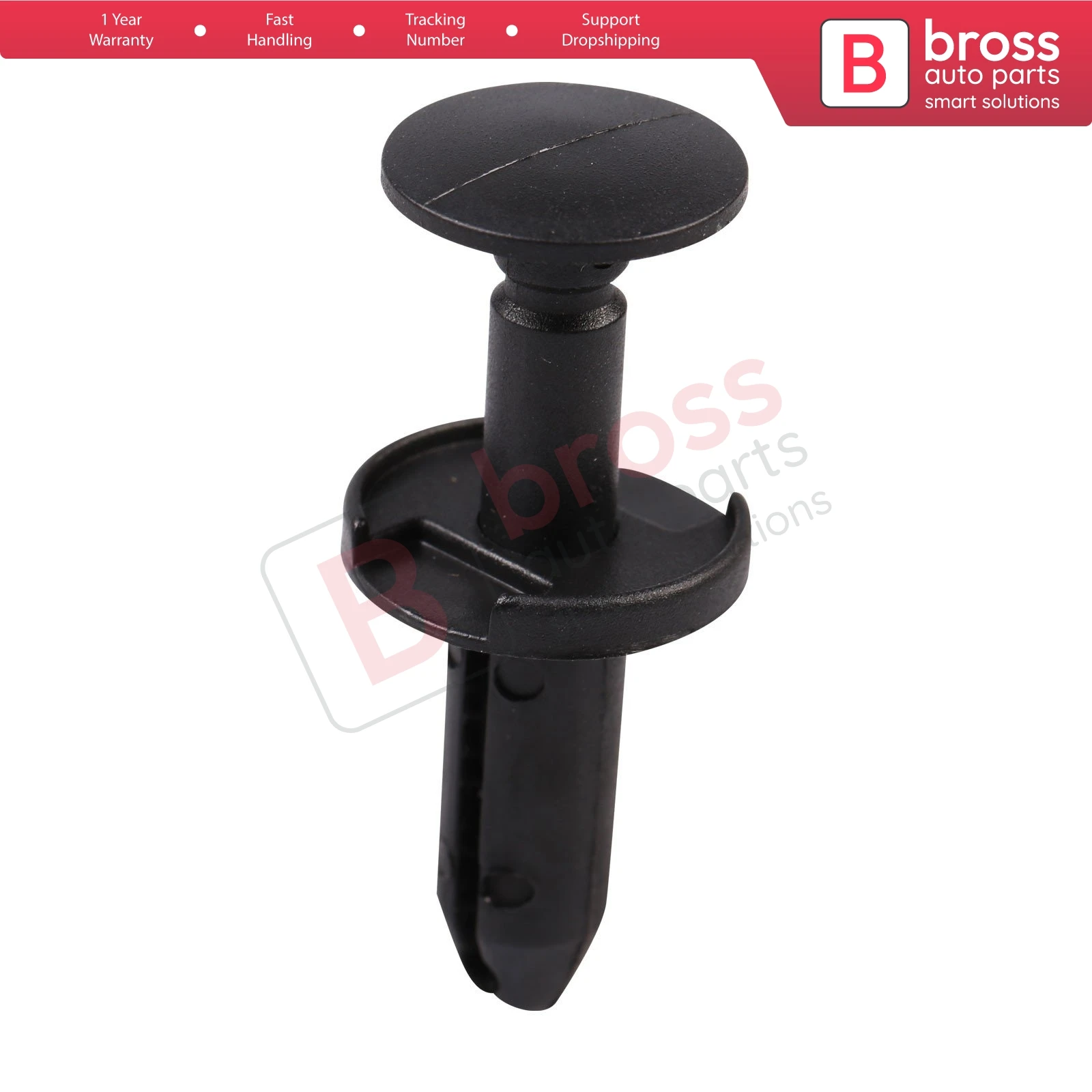 

Bross Auto Parts BCF1635 10 Pieces Fascia Push-Type Retainer for Chrysler : 6504521 Made in Turkey