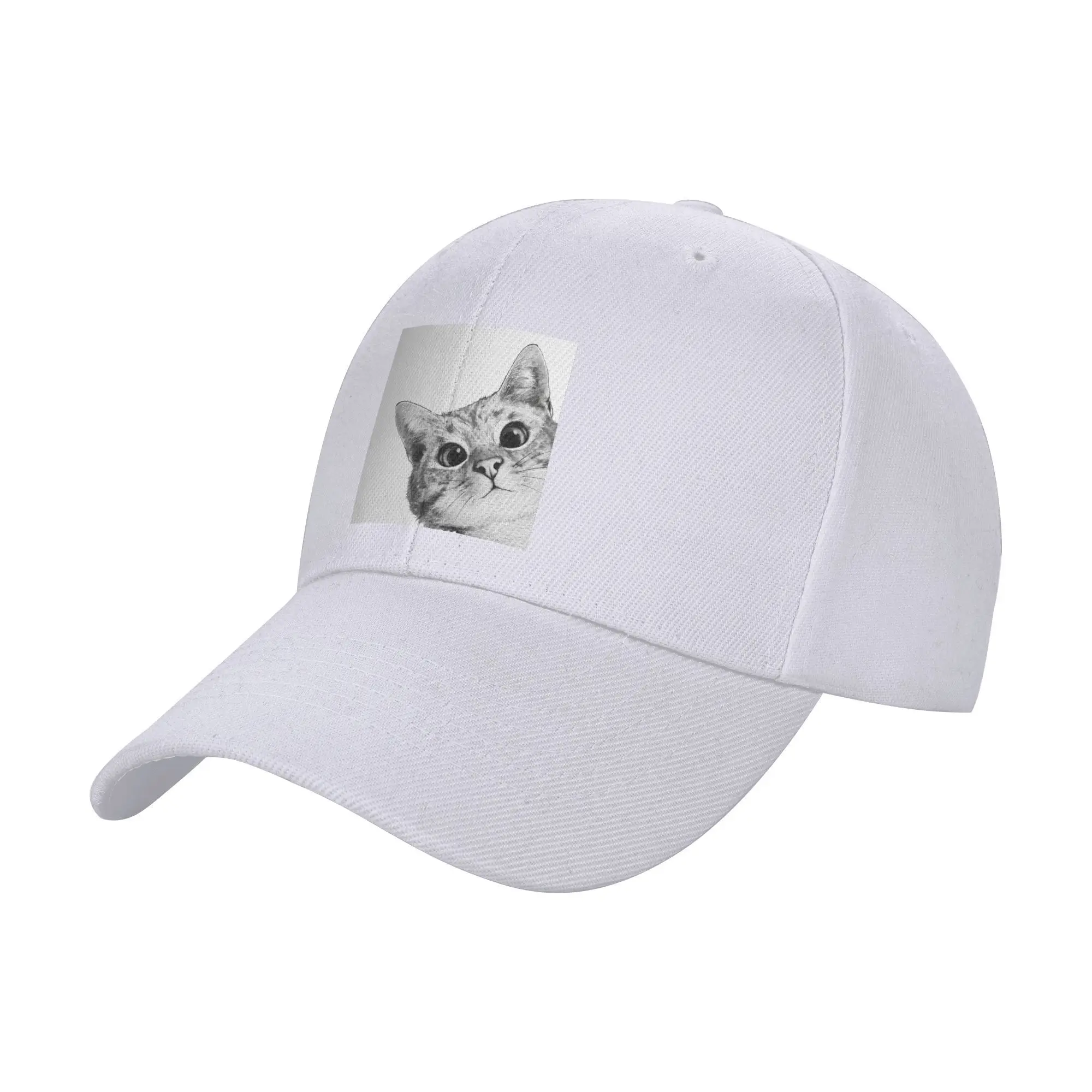 

Unisex Baseball Hats sneaky cat Outdoor Streetwear Summer Sports Baseball Caps Hip Hop Cap Casquette Hats