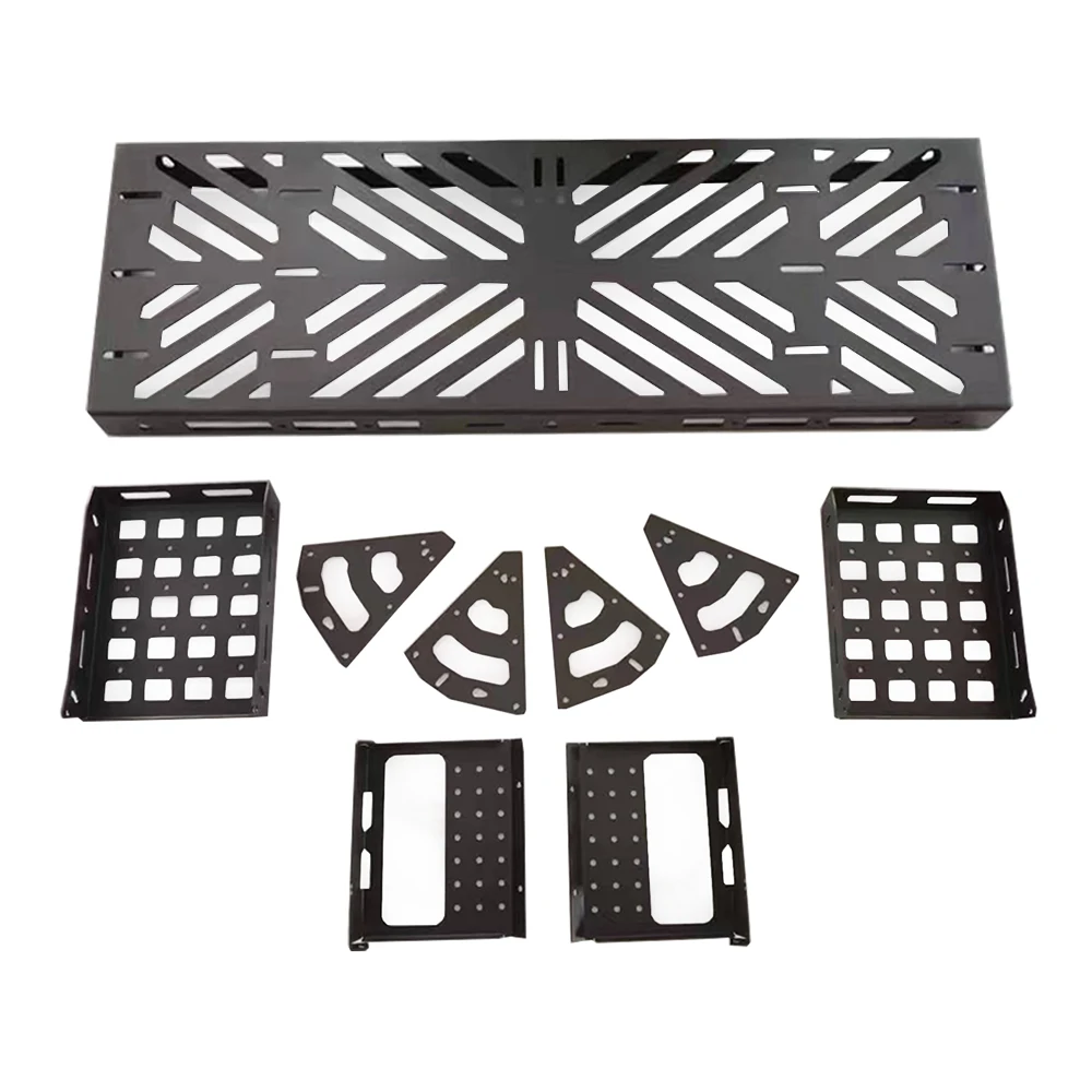 Offroad 4x4 Car Universal Steel Rear Spare Tire Utility Basket General For Wrangler JK JL & Bronco & Tank 300 & Tank 500