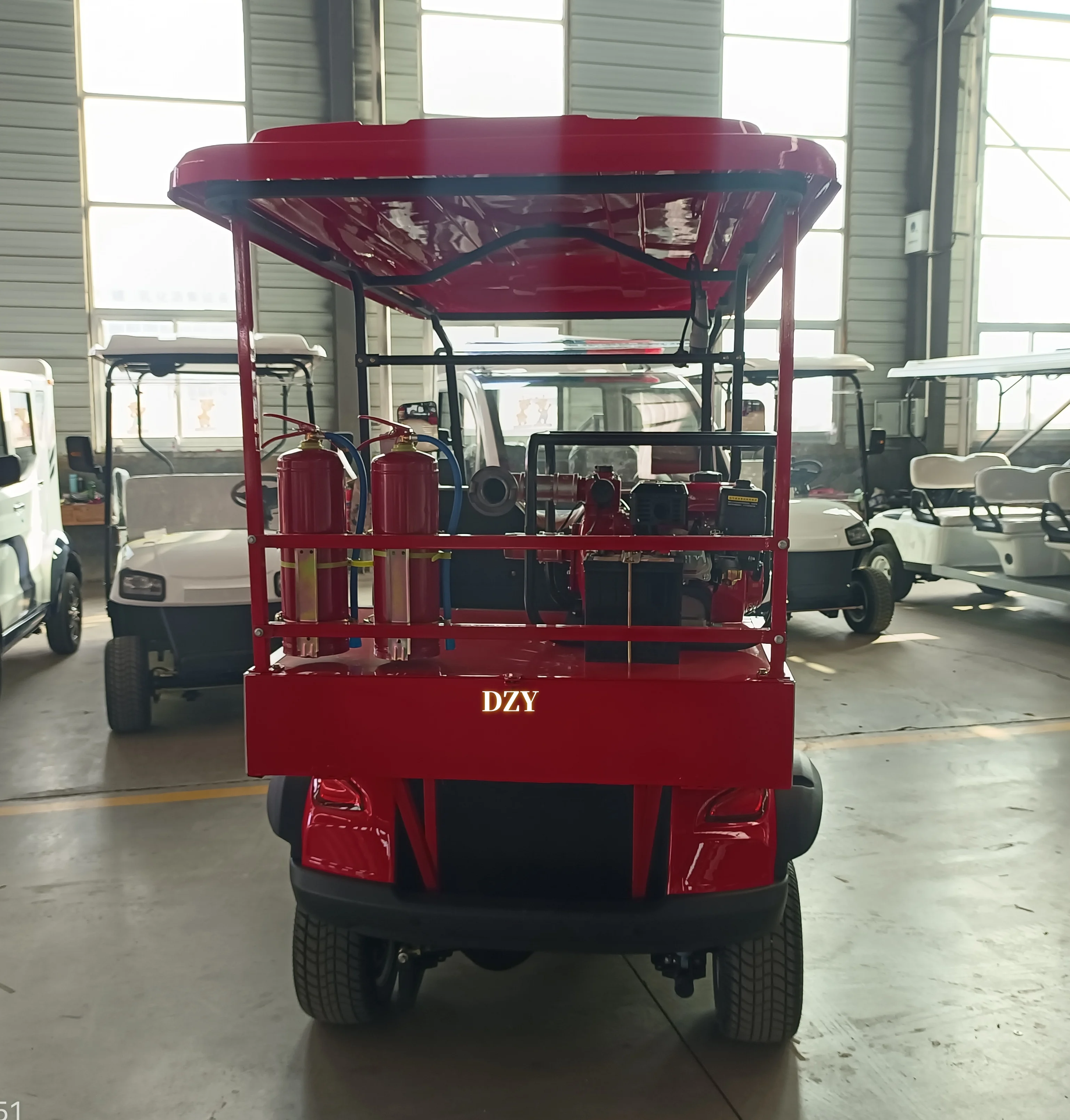 OEM Service Accepted Customized 2+2 4 Seater Club Car Golf Carts Lithium Battery Electric Golf Cart for Sale